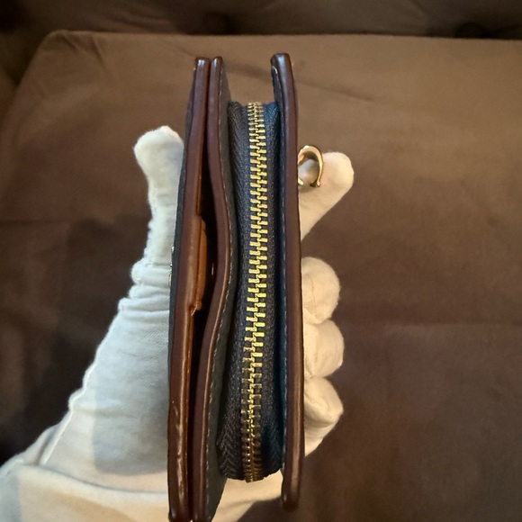 NWT Coach Women's Snap Wallet in IM/ Dark Denim  style # C2862 IML61 - Picture 13 of 15